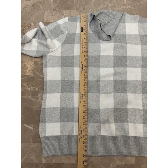 L.L. Bean Cotton Cashmere Sweater Turtleneck Jacquard Buffalo Classic Cozy 3XL - Picture 12 of 12